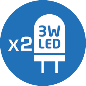 2X3 WATT LED LIGHT SOURCE